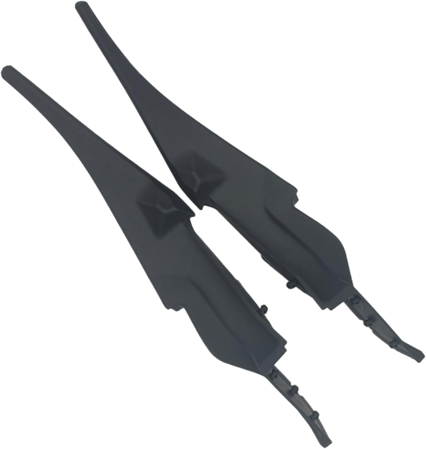 Front Windshield Wiper Side Cowl Extension Trim Cover for Honda Civic 2017-2021 Replace 74220-TEA-T00,74270-TEA-T00 (1 Pair)