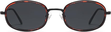 Retro Oval Sunglasses for Women Men Trendy Large Round Y2k Sunnies AP3681