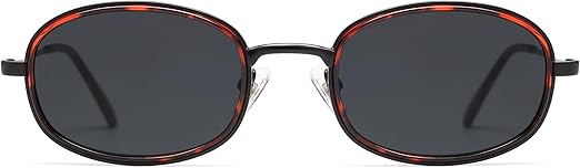 Retro Oval Sunglasses for Women Men Trendy Large Round Y2k Sunnies AP3681