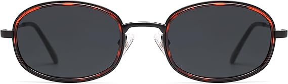 Retro Oval Sunglasses for Women Men Trendy Large Round Y2k Sunnies AP3681