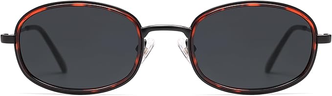 Retro Oval Sunglasses for Women Men Trendy Large Round Y2k Sunnies AP3681