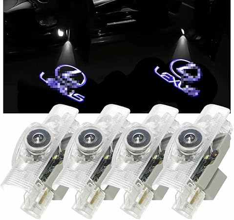 Amazon Minile レクサス用カーテシランプ ロゴ 4個セット 工具付 ドアウェルカムライト カーテシライト Ledロゴ投影 Ls Es Is Lx Rx Gs Ux Nxシリーズ 車用ドアランプ カーテシ 交換タイプパーツ For レクサス C カーテシーランプ 車 バイク
