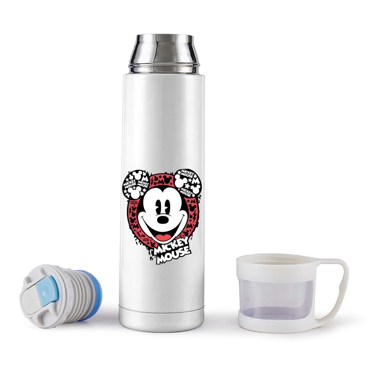 Amazon｜水筒 ミッキーマウス 魔法瓶 コップ付き スポーツボトル