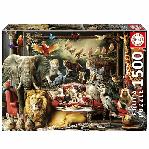 Puzzle EDUCA Le Manoir des Animaux 1500 pièces 85 x 60 cm À partir de - vue 4