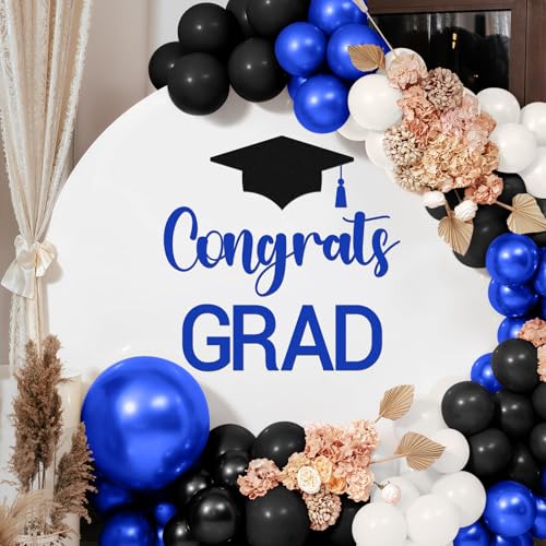 Image of Epakh 2026 Graduation Party Decal Sign for Backdrop Letters Peel and Stick Graduation Sticker for Balloon Arch Decorations Party Sign Wall Decor(Blue)