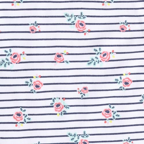 Image of miniklub Baby Flutter Sleeve Round Neck Knit Cotton Top And Bottom, (Multi)