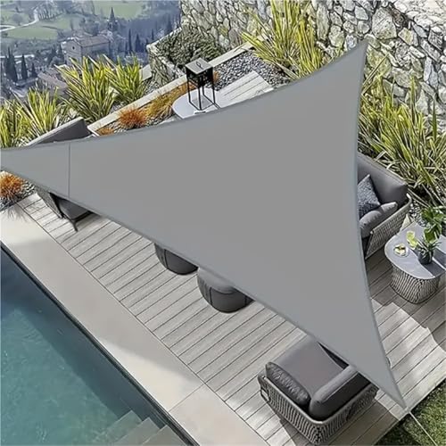Voile d'ombrage triangulaire imperméable et résistante aux intempéries - 6