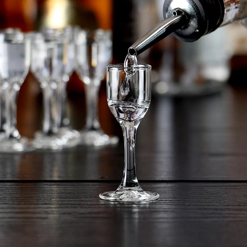 Set de 6 vasos mini soplados a mano 15ml miniatura 3