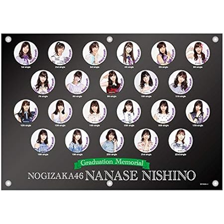 大注目 乃木坂46 Web Shop 西野七瀬 メモリアル缶バッジセット 品 限定セール Design Tours Com
