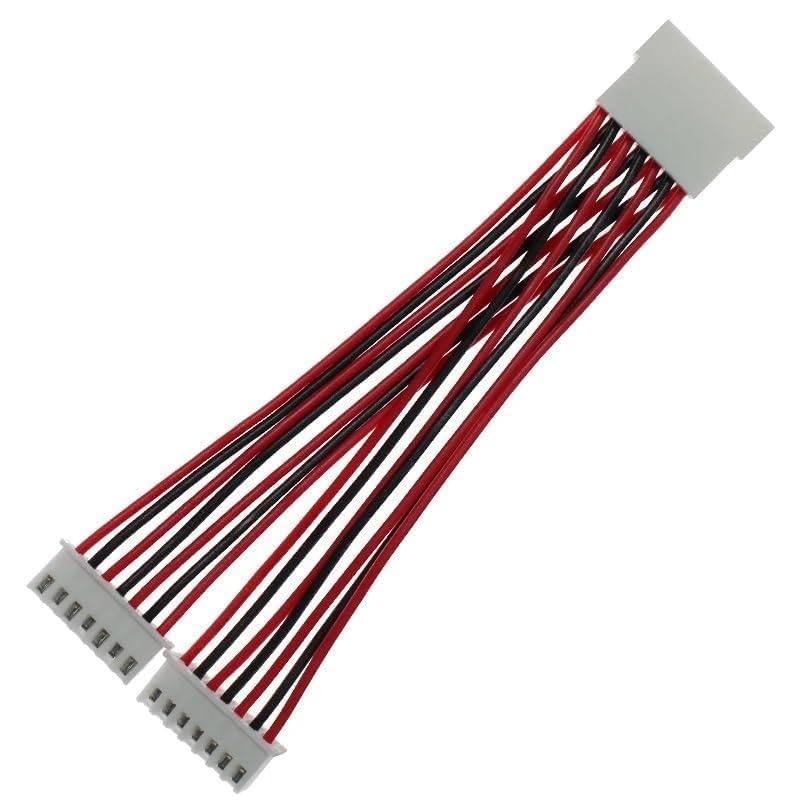 2.54mm Female to Two Male adapters, 100mm Extension Cable, 2P, 3P, 4P, 5P, 6P, 7P, 8P.(7P 1Female to 2Male)
