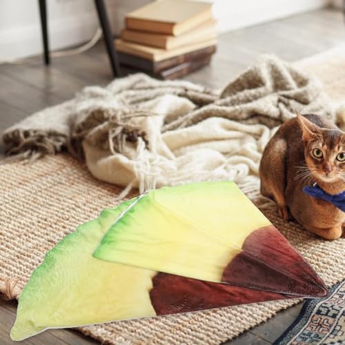 Manta cálida de aguacate con diseño realista para dormitorio acogedor 7