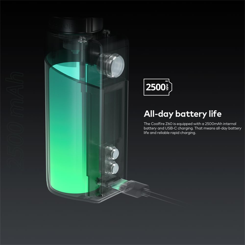 Innokin CoolFire Z60 Kit 60 W Mod (Bianco) Batteria 2500mAh | Blocco  inferiore | 4,5