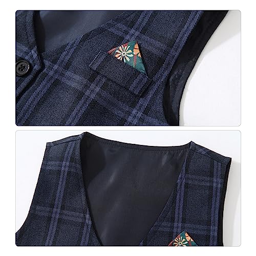 Image of Volunboy Toddler Suit Boys Formal Wedding Guest Dress Outfit | graduation dress clothes, gentleman ring bearer bowtie outfit, back-to-school pants set, birthday photoshoot dressy outfit
