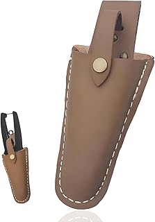 YINKE 剪定鋏ケース 1個入り 牛革製 持ち運びが容易 摩擦防止 紛失防止 ハサミケース 革多機能 剪定ばさみケース ガーデニング用品 園芸用品 男女兼用 ツールホルスター ギフトに最適 ガーデナー向け