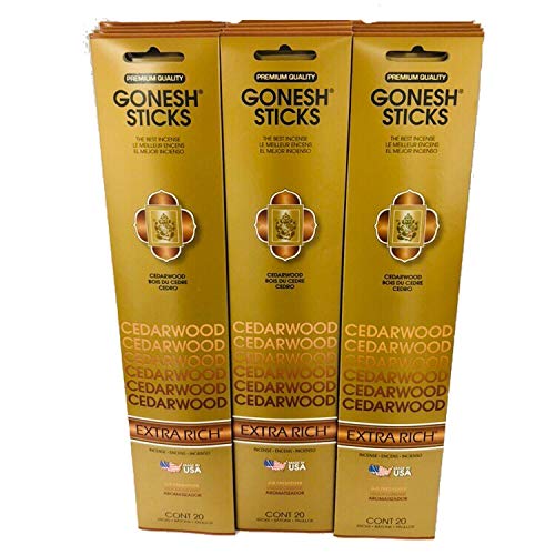 gonesh Räucherstäbchen Extra reichhaltige Collection 12 Pack neutral