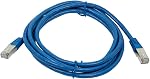 Monoprice Entegrade Cat6A Ethernet Patch Cable - Network Internet Cord - Zeroboot RJ45, Stranded, 550Mhz, STP, Pure Bare Copper Wire, 10G, 26AWG, 7', Blue