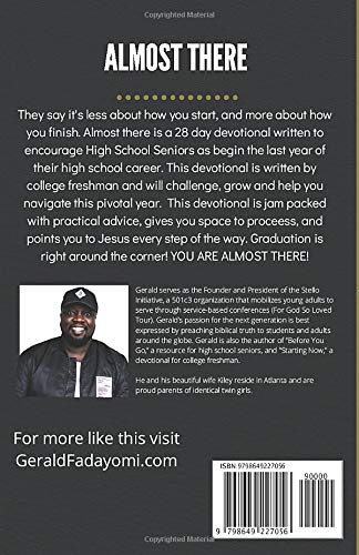 Almost There: A 28 day christian devotional for high school seniors written by college freshman - Image 2
