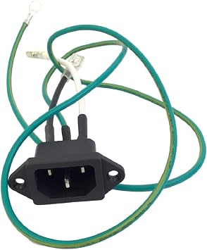 Hydra Fitness Exchange Power Entry Socket Input Module Set 1000362670 Works with T202-4 Treadmill Power