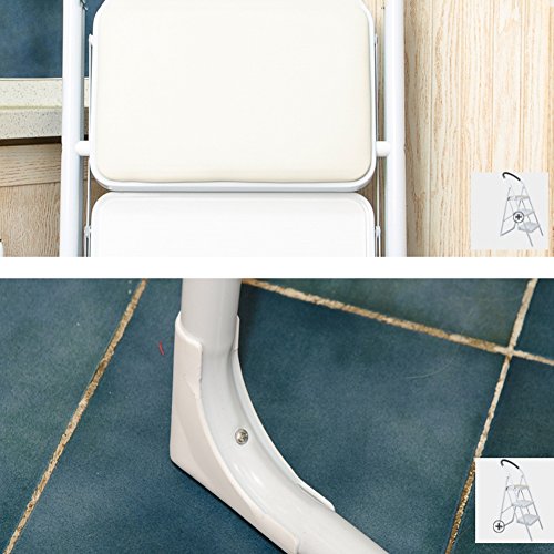 Escalera plegable pequeña de 3 pasos que soluciona la falta de espacio en cocinas 6
