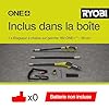 RYOBI - Élagueur sur Perche 18V ONE+ OPP1820 – Lame 20 cm, Manche Télescopique jusqu’à 3 m, Lubrification Auto – Taille Sûre des Branches Hautes – Batterie Non Incluse