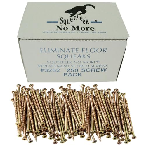 O'Berry 3252 Squeeeeek No More Floor Screws 250 per Package