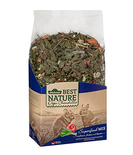 Dehner Best Nature Nagerfutter, Degu-/Chinchillafutter Superfood Mix, 1.5 kg