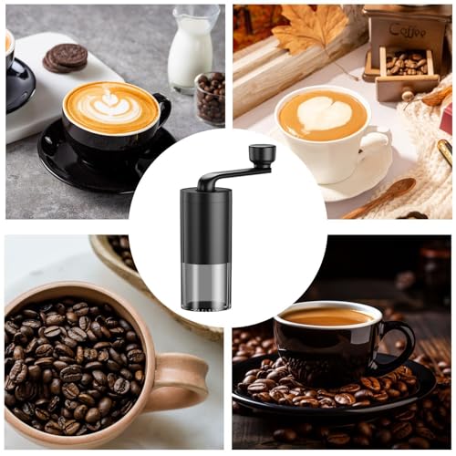 Portable Hand Coffee Grinder - Adjustable Conical Burr Mill for Espresso, Mocha, and Cappuccino | Ideal for Travel and Coffee Enthusiasts - Image 4