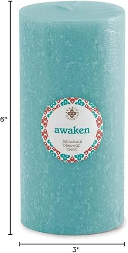 Miniatura 16 de Root Candles Velas de aromaterapia Seeking Balance Mezcla de cera de abejas Timberline Pilar perfumado Vela de spa, 3 x 3 pulgadas, Renovación