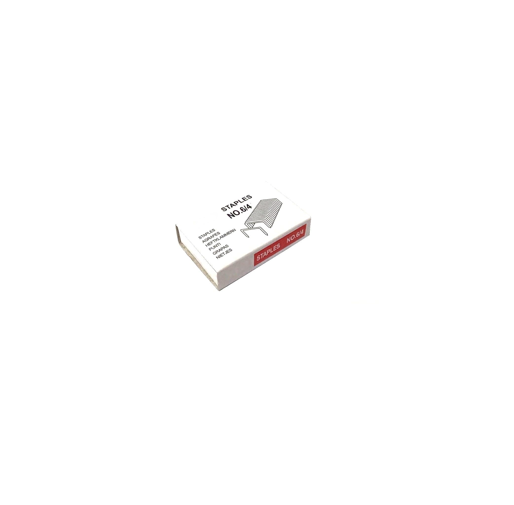 Pacco da 3000 Spillette in Formato 6/4 in Acciaio Resistente per Spillatrici