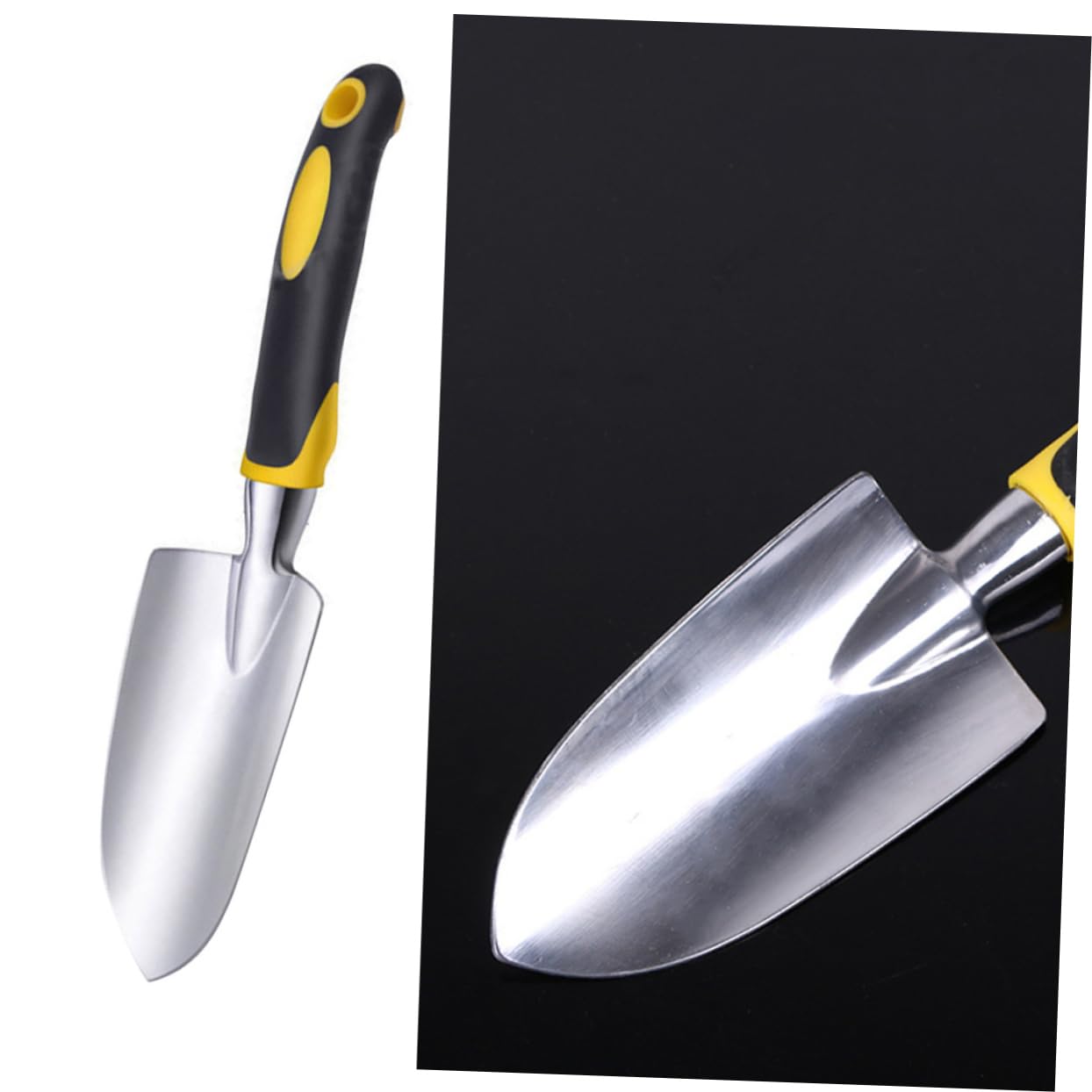 Sosoport 2pcs Garden Supplies Trowel and Hoe Set Comfortable to Use Ideal for Planting