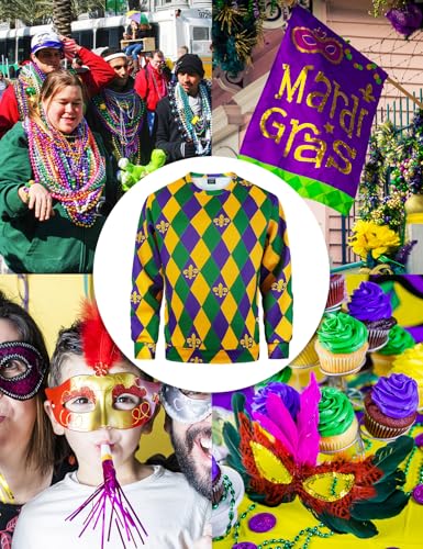 Image of Men's Novelty Festivals Sweatshirts Long Sleeve Shirts Outfits