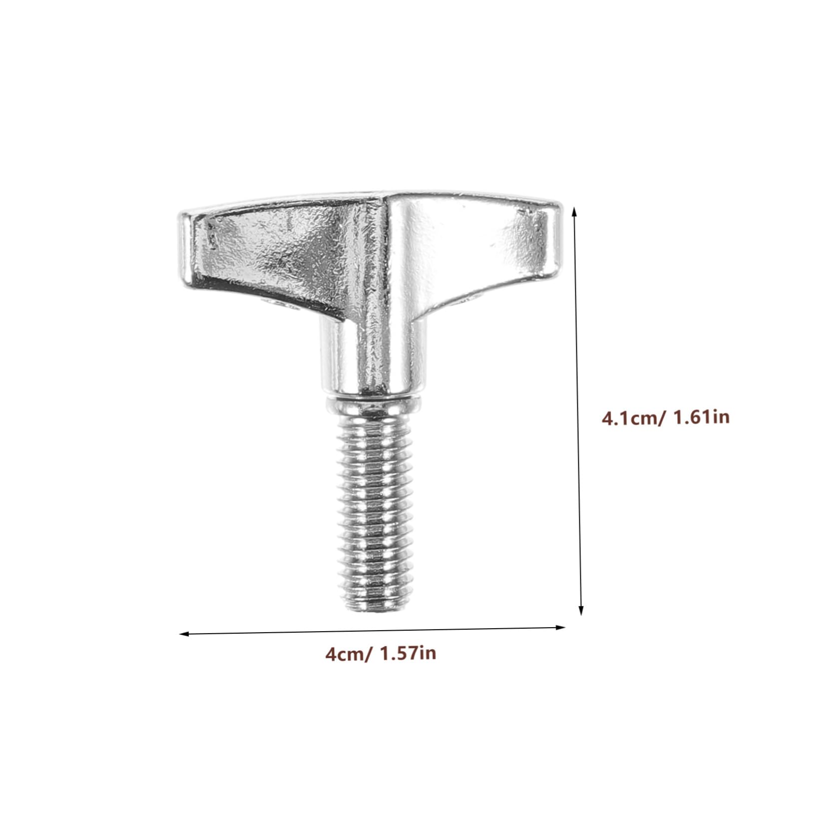 Garneck 4Pcs Drum Nuts Wing Screws Cymbal Tool Butterfly Knob Compatible with Drum for Smooth Operation and Superior Audio Performance