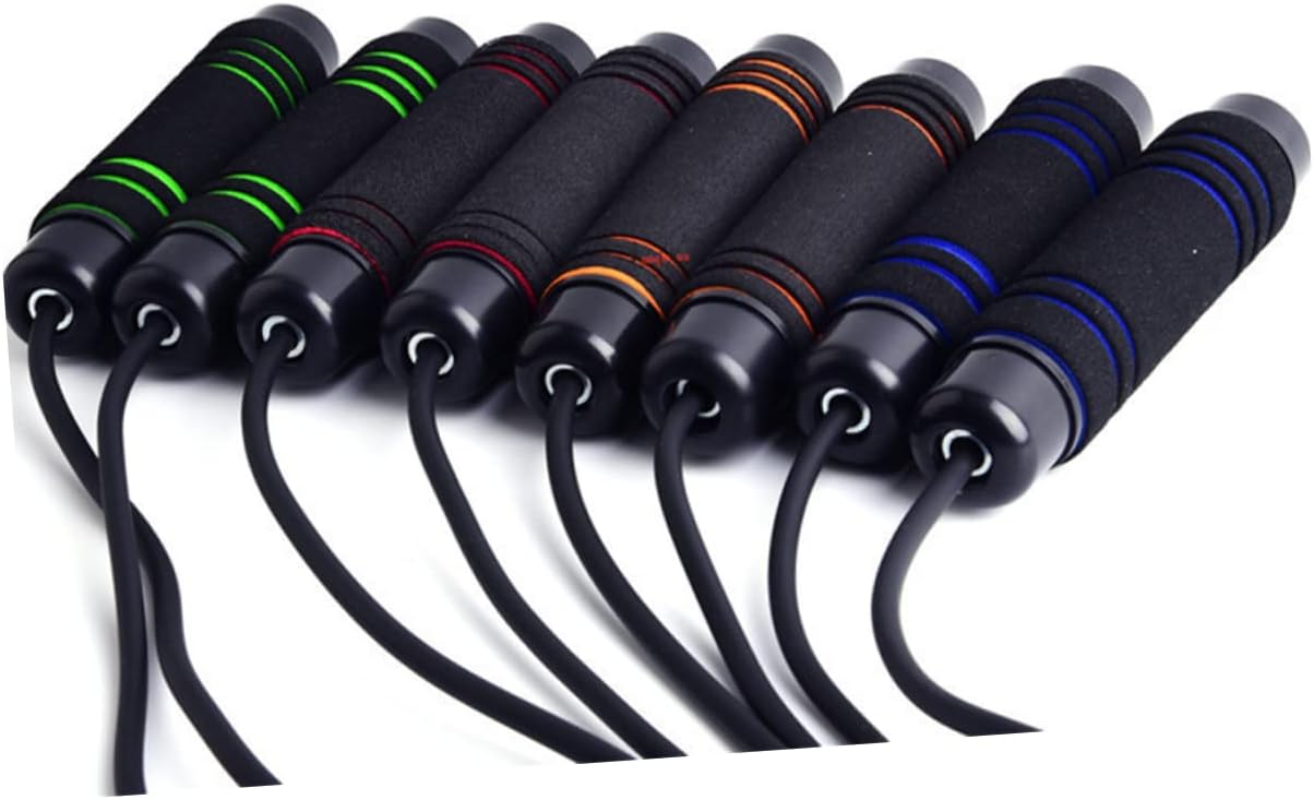 3M Adjustable Skipping Rope for Fitness Training Lightweight Non Slip Sponge Handle for Adults for Sports and School Workouts Red