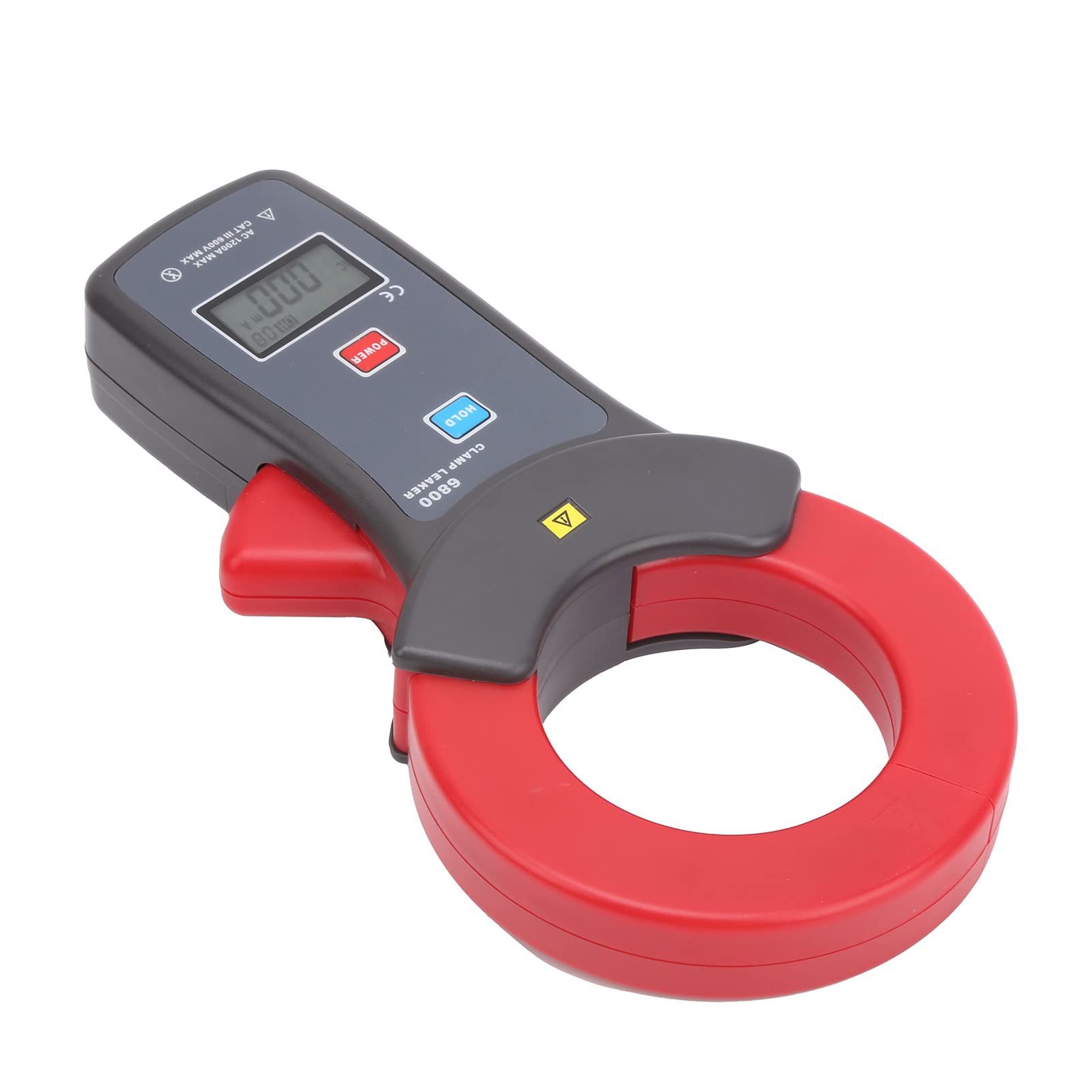 Hyuduo Tester di Corrente di Dispersione a Pinza, Materiale ABS, Facile da Usare, Archiviazione Dati e Misurazione Ad Alta Precisione per Elettricisti e Professionisti della Manutenzione