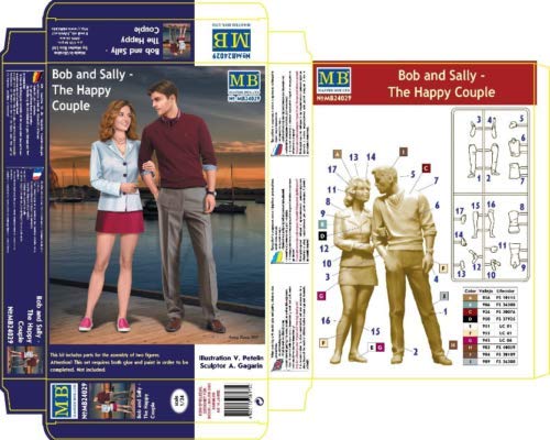 Master Box Kit Bob and Sally - La Pareja Feliz 1/24 miniatura 1