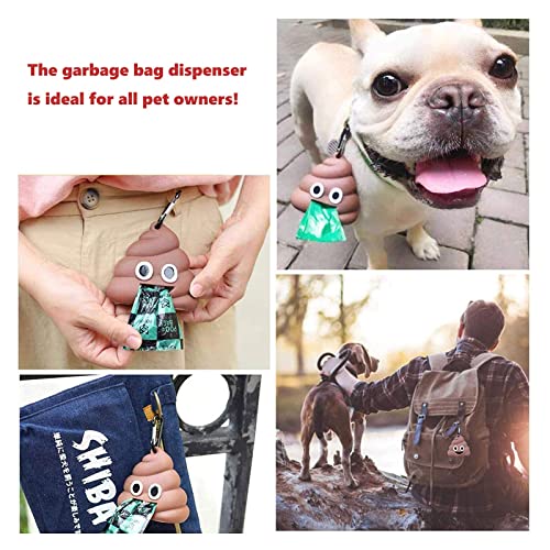 Haustier Müllsack Spender Haustier Poop Hundekotbeutel Halter Auslaufsichere Kotbeutelspender Hundekot Tasche Spender Hundekotbeutelspender Hundehaufen Kotbeutel Tragbarer Müllsack Spenders 2 Stücke