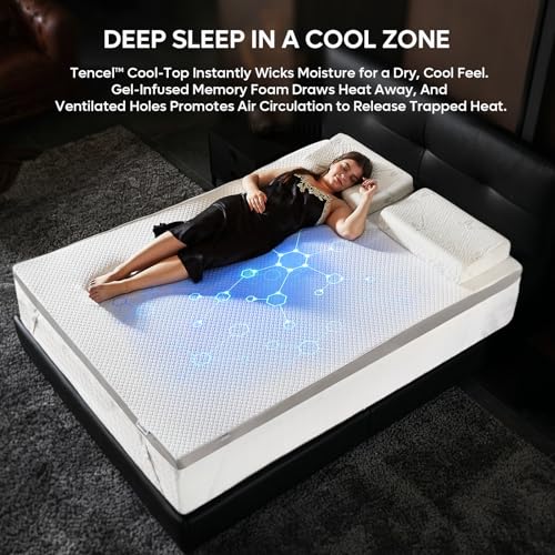 Bestier 3 Inch Gel Memory Foam Mattress Topper Twin XL Size (38 x 80 Inch), Cooling Bed Topper & Soft Mattress Pad, High Density Foam with Tencel Cover for Back Pain, RV, Dorm by Bestier - Used condition - Image 7