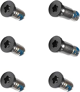 ChenGong - Space Gray Screws 6PCS 1 Set Bottom Case Screws Pentalobe P5 923-01513 Replacement Compatible with MacBook Pro 15" Retina A1707 2016 2017 A1990 2018 2019 (Space Gray)