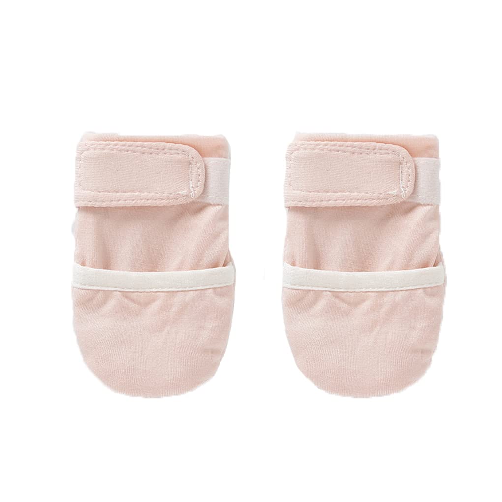 FaxiantherNewborn Baby No Scratch Mittens Infants Soft Breathable Cotton Mitts Adjustable Gloves Hands Warmer Newborn Essentials for 0-5 Months, Ideal for Baby Shower