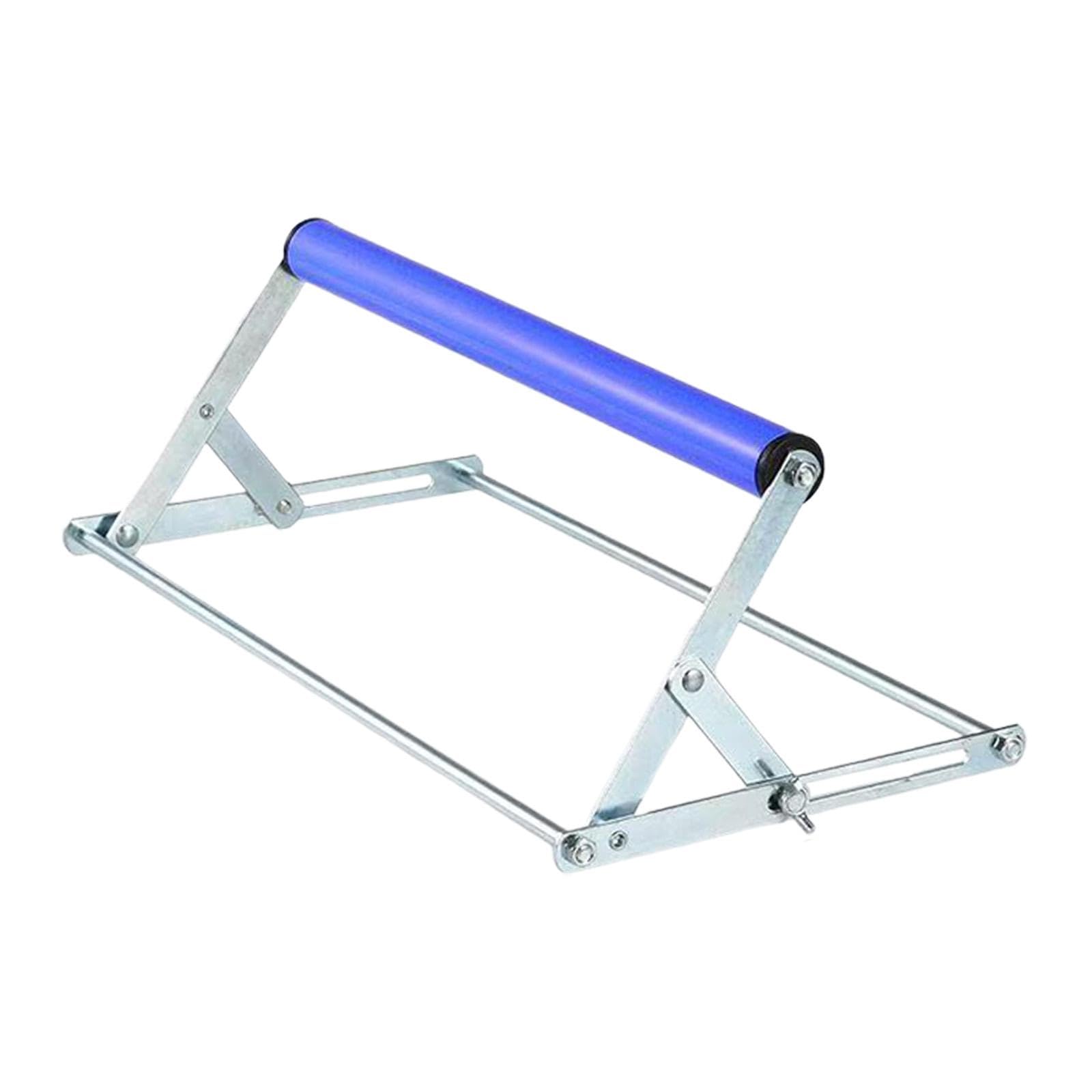 Harilla Bastidor de Soporte para Máquinas de Corte, Plegable, Ajustable, Práctico, Profesional, Soporte Estable, Equipo de Taller, Azul
