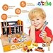 KIDWILL Wooden Tool Bench for Kids, 54-Piece Kids Tool Set with 2-in-1 Workbench & Take-Along Tool Kit, STEM Educational Toy Tools for Kids Ages 3 4 5 6 7 8 Years Old, Boy Toys