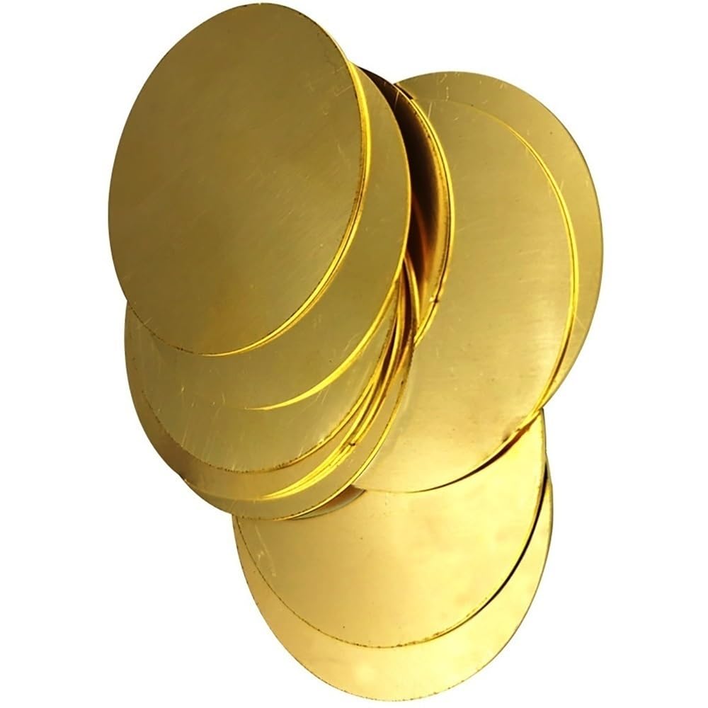 Solidi Dischi in ottone vuoti, Disco in ottone H62 1,5 mm x 10-200 Incisione a mano(1.5MM*120MM)
