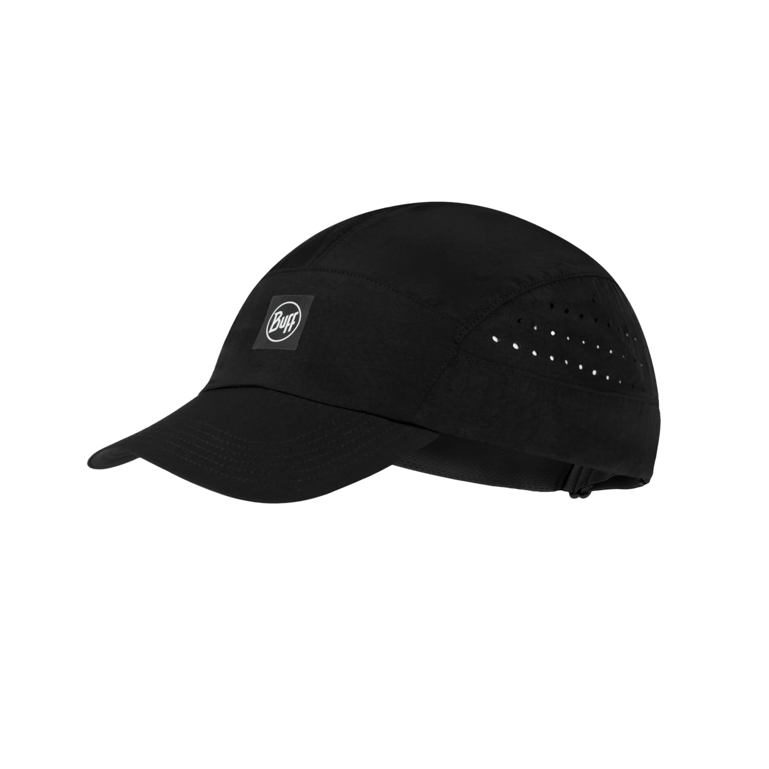 Buff®| Cap Speed Lightweight, Foldable, Recycled Materials, UPF 50 Sun Protection, Running, Jogging, Sports, Men, Women S/M Black