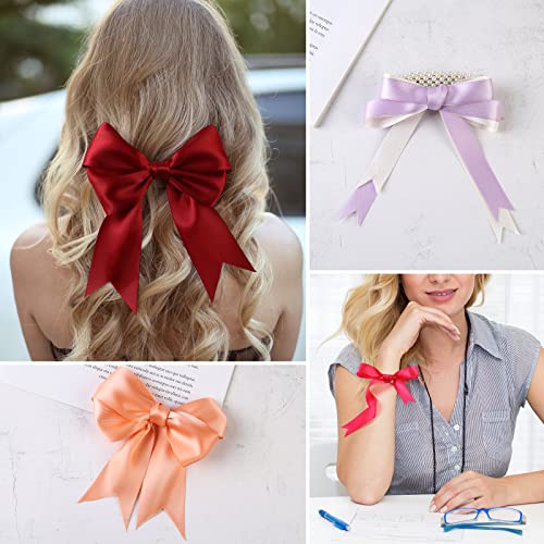 1" X 50Yds Peach Double Faced Satin Ribbon,High Density Solid Color Ribbon,Great For Crafts,Gift Wrapping,Sewing,Wedding&Christmas Decor (1" X 50Yds, Peach) #TOP5