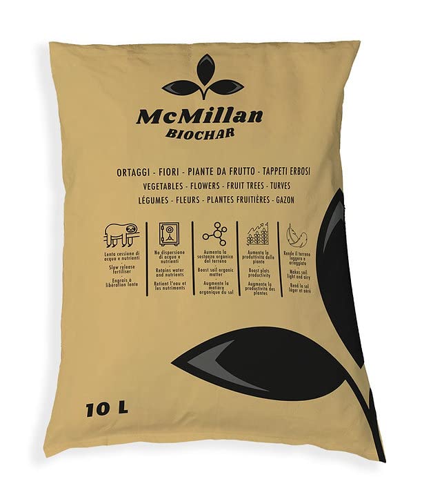 Biochar - natürlicher Dünger - Pflanzenkohle - Biokohle 10L ...
