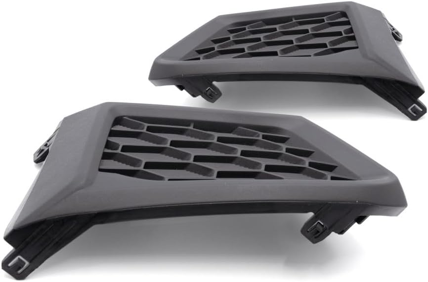 For Nissan Altima 2019 2020 2021 Fog Light Cover Driver and Passenger Side | Pair | Front | Textured Black | PP Plastic | Replacement For NI1038163, NI1039163 | 622576CA0A, 622566CA0A