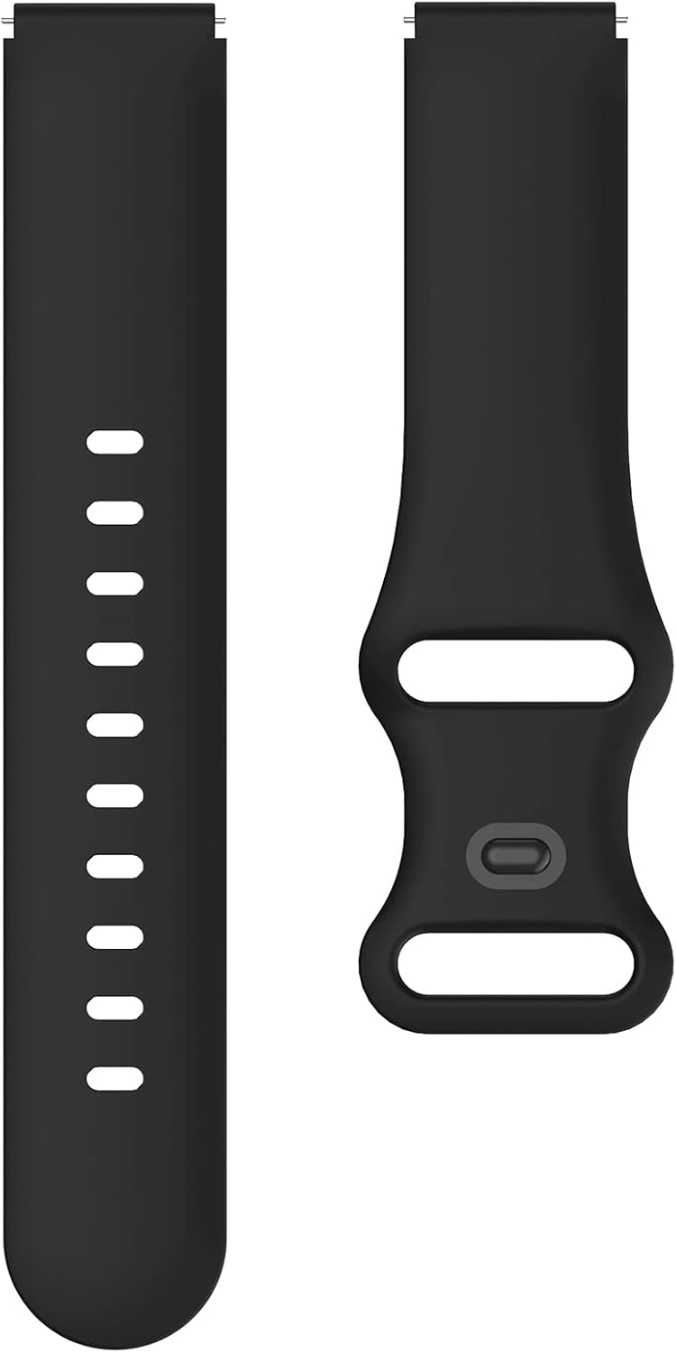 NewJourney 19mm Soft Silicone Replacement Band Compatible with Veryfitpro ID205L, ID205U, ID205S, ID216 Smart Watch