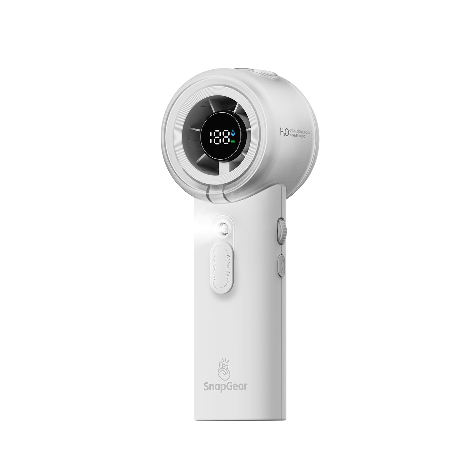Ventilador portatil Snapgear MIST Pro para combatir el calor con 17 horas de uso