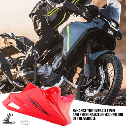 Aileron de menton de moto aérodynamique et esthétique course sur piste