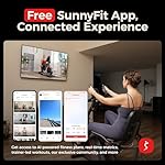 Sunny Health & Fitness Smart Heavy-Duty Recumbent Bike w/Wide Cushioned Seat & Back, Indoor Cycling Machine for Adult/Seniors Home Exercise, Free SunnyFit App Connect, Optional Workout Training Bands - Image 4